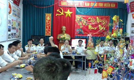 Những sĩ quan Hải quân tương lai lần đầu tiên ăn Tết xa nhà