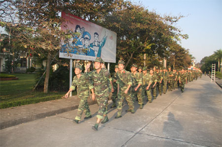 Lính Hậu cần hành quân dã ngoại