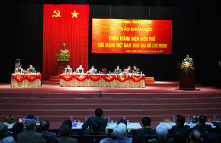 Khai mạc Hội thảo “Chiến thắng Điện Biên Phủ - Sức mạnh Việt Nam thời đại Hồ Chí Minh”