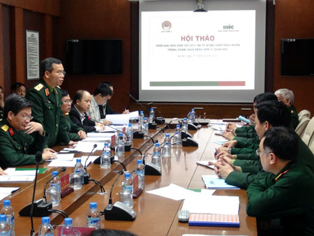 Cục Quân y hội thảo về bảo hiểm trách nhiệm trong khám bệnh, chữa bệnh