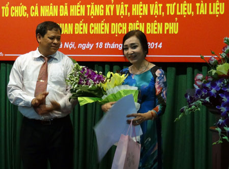 Ghi danh tổ chức, cá nhân hiến tặng kỷ vật Điện Biên Phủ