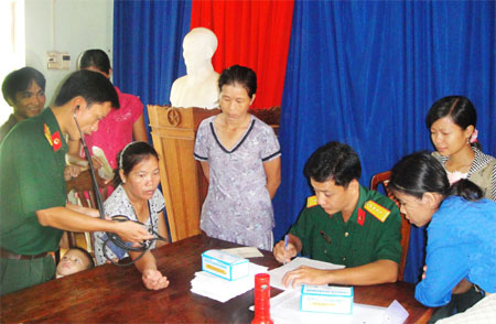 Thầy thuốc quân y của dân làng