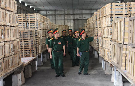 Thi kho quân nhu chiến lược năm 2014