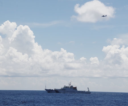 Máy bay Trung Quốc tiếp tục hoạt động trinh sát ở khu vực giàn khoan Hải Dương 981