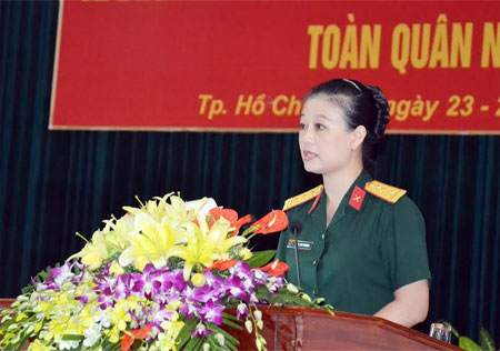 Hội nghị tập huấn công tác Vì sự tiến bộ phụ nữ và bình đẳng giới toàn quân năm 2014