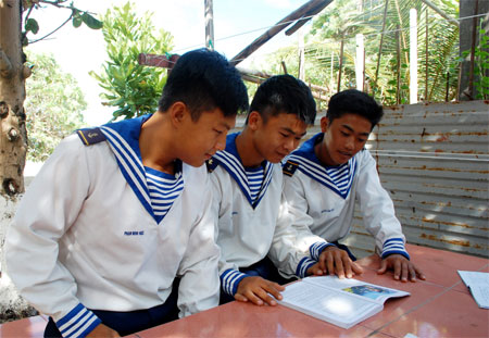 Phút tâm tình người lính biển