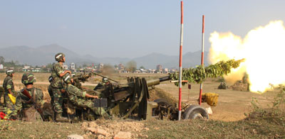 Lính Phòng không “ vào trận”