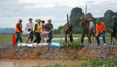 Khúc quân hành trên vùng “ rốn lũ”