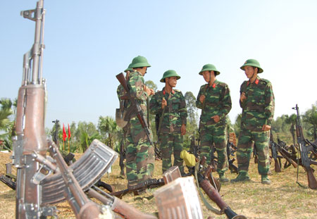 Thi đua huấn luyện giỏi để tưởng nhớ Đại tướng