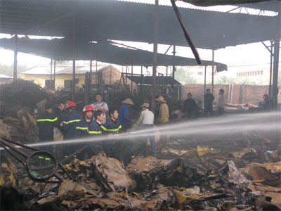 Phòng, chống cháy, nổ: Nhiều vụ cháy do bất cẩn khi hàn cắt kim loại