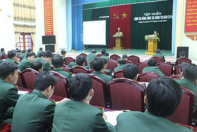 Sư đoàn 968 (Quân khu 4): Tập huấn công tác Đảng, công tác chính trị năm 2014