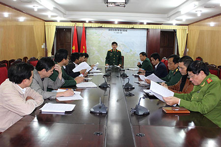 Bộ CHQS tỉnh Thừa Thiên Huế: Hội nghị hiệp đồng bắn pháo hoa