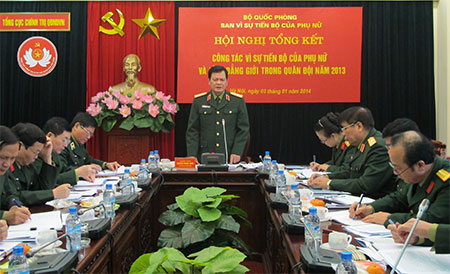 Ban Vì sự tiến bộ phụ nữ Bộ Quốc phòng: Nâng cao chất lượng tham mưu trong xây dựng đội ngũ cán bộ nữ