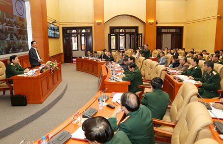 Hội nghị trực tuyến tổng kết nhiệm vụ xây dựng Đường Tuần tra biên giới