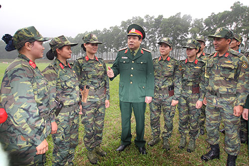 Đại tướng Phùng Quang Thanh kiểm tra công tác chuẩn bị Giải AARM-24