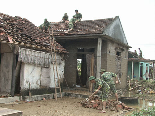 Dũng cảm vượt khó vì dân