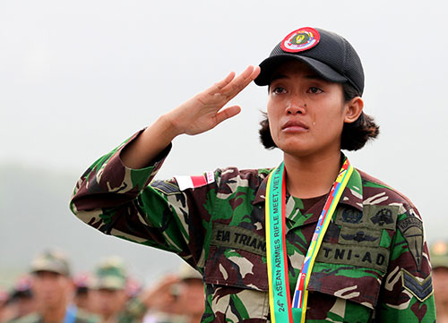 Giải AARM -24: Trao Huy chương thi đấu bài 1 ở 5 nội dung bắn súng