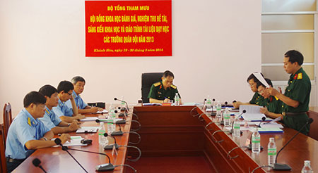 Nghiệm thu đề tài, sáng kiến và các giáo trình tài liệu dạy học