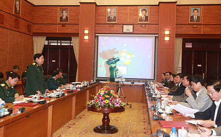 Đại tướng Phùng Quang Thanh làm việc với Bộ Giao thông vận tải