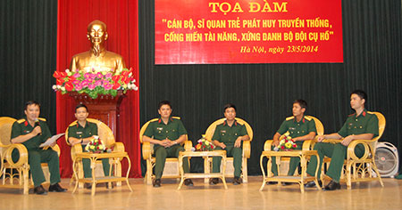 Bộ tư lệnh Bảo vệ Lăng Chủ tịch Hồ Chí Minh tọa đàm sĩ quan trẻ