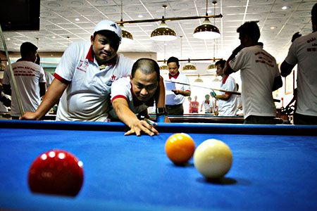 Khai mạc Giải Bida báo chí khu vực Đồng bằng sông Cửu Long