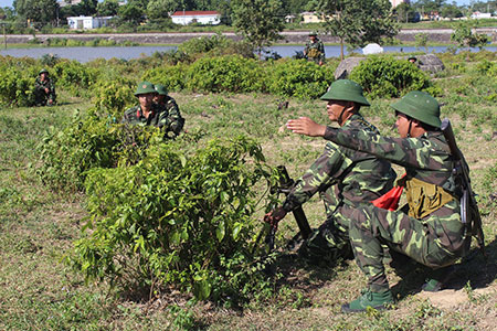 Trên thao trường của 