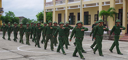 Bộ CHQS tỉnh Nam Định: Khai giảng Đào tạo TCCN ngành quân sự khóa V