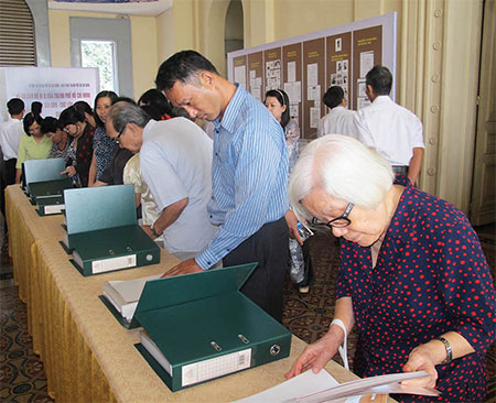 TP Hồ Chí Minh: Trưng bày hồ sơ cán bộ đi B