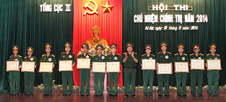 Tổng cục II: Thi Chủ nhiệm Chính trị năm 2014