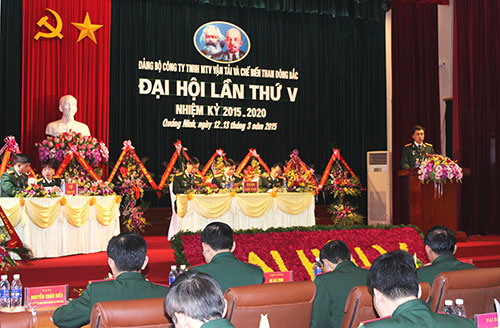 Đại hội Đảng bộ Công ty Vận tải và chế biến than Đông Bắc 
