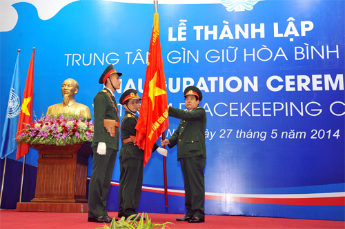 Bộ Quốc phòng tổ chức Lễ thành lập Trung tâm gìn giữ hòa bình Việt Nam