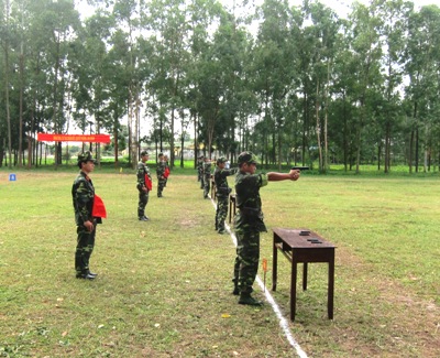 Khai mạc hội thi bắn súng quân dụng nâng cao năm 2012