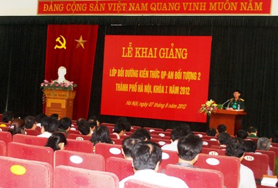 Khai giảng khóa 1 bồi dưỡng kiến thức QP-AN