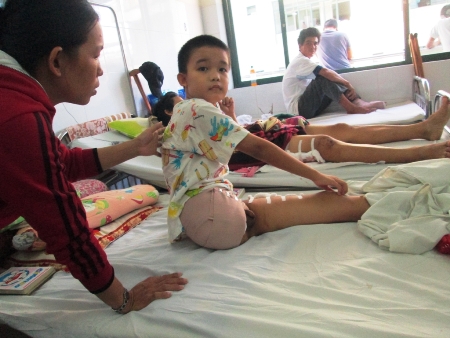 Cháu Đạo đang chờ sự giúp đỡ