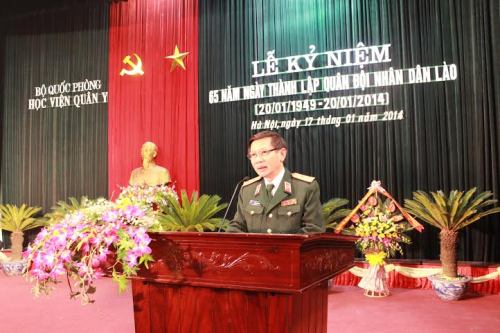 Kỷ niệm 65 năm ngày thành lập Quân đội nhân dân Lào