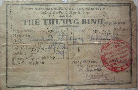 Cần sớm kết luận cha tôi có phải là thương binh?