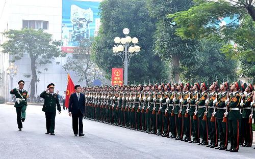 Chủ tịch nước Trương Tấn Sang thăm Bộ Tư lệnh Thủ đô Hà Nội