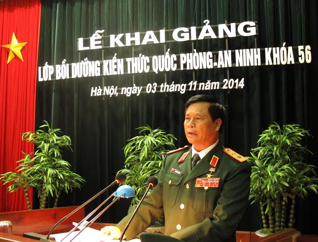 Khai giảng lớp bồi dưỡng kiến thức QP-AN khóa 56