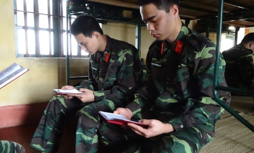 Với chiến sĩ những ngày đầu quân ngũ