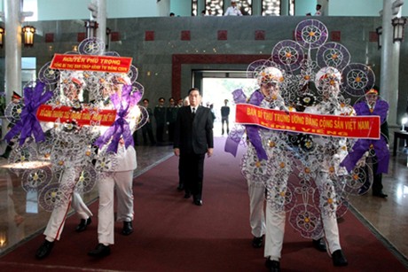 Lễ viếng đồng chí Thượng tướng Phùng Thế Tài 