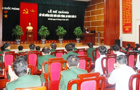 Bế giảng Lớp bồi dưỡng kiến thức quốc phòng – an ninh khóa 53