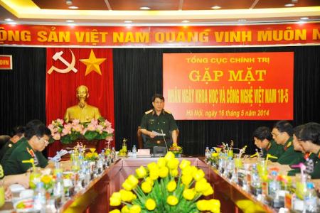 Tổng cục Chính trị gặp mặt nhân Ngày Khoa học và Công nghệ Việt Nam 