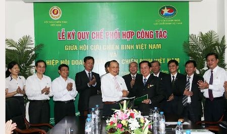 Trung ương Hội CCB Việt Nam và Hiệp hội doanh nhân CCB Việt Nam phối hợp công tác