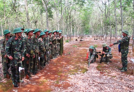 Trận đánh đồi Độc Lập trên bãi tập