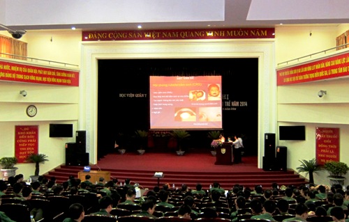 Học viện Quân y tổ chức hội nghị khoa học công nghệ tuổi trẻ năm 2014