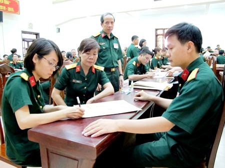 Các trường quân đội thực hiện kỳ thi nghiêm túc, an toàn