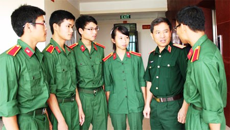 Các học viện, nhà trường quân đội tiếp nhận thí sinh trúng tuyển
