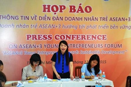 Diễn đàn Doanh nhân trẻ ASEAN + 3 diễn ra tại TP Hồ Chí Minh từ ngày 11 đến 14-12 