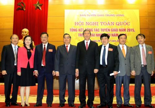 Hội nghị toàn quốc triển khai nhiệm vụ công tác tuyên giáo năm 2016 