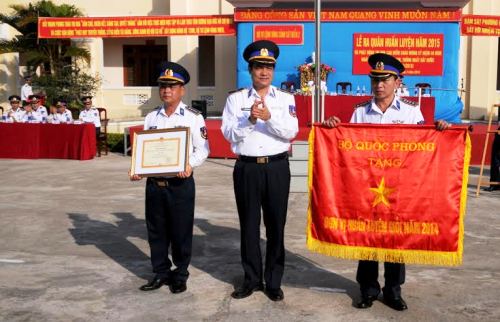 Vùng Cảnh sát biển 2 ra quân huấn luyện năm 2015